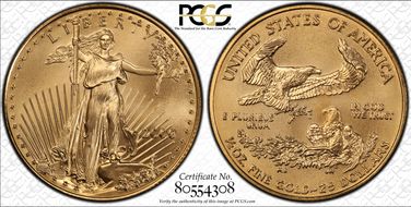 2000 $25 Gold Eagle MS69