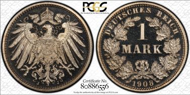 1908-J Mark J-17 PR68DCAM