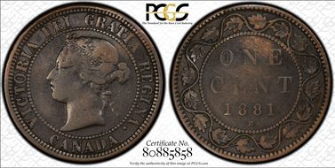 1881-H 1C Doubled Die Obv N1BN