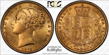 1875-S Sov S-3855 Shield MS62