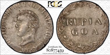 1869 Rupia KM-282 AU55