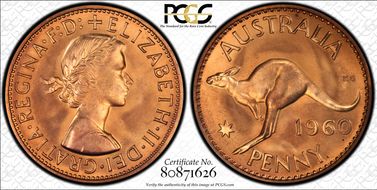 1960 Y. (p) 1D PR66RD