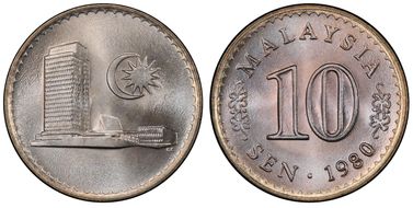 1980 10 Sen MS68