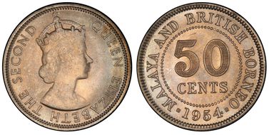 1954 50C KM-4.1 MS65