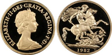 1982 £2 S-SD1 St. George PR69DCAM
