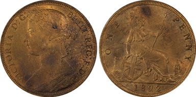 1892 1D S-3954 MS63RB