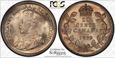 1929 10C MS66