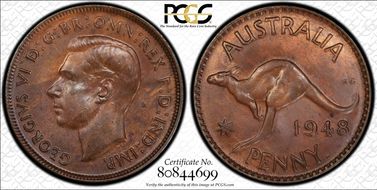 1948 Y. (p) 1D MS64BN