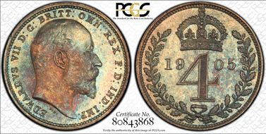 1905 4D Mdy S-3986 PL67+