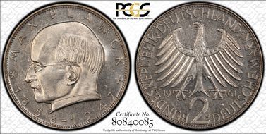 1961-G 2 Mk Planck MS65