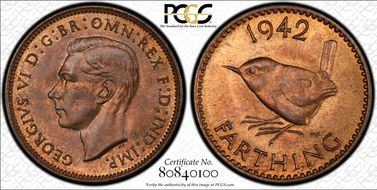 1942 1/4D S-4116 MS65RB