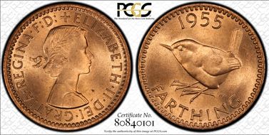 1955 1/4D S-4159 MS65RD