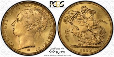 1882-M Sov S-3857C Second Head MS64+