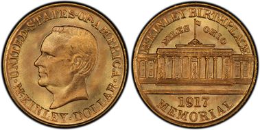 1917 G$1 McKinley MS67