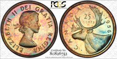 1956 25C PL67+