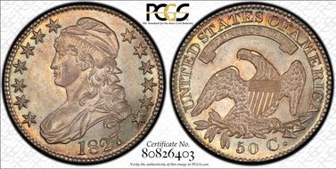 1827 50C O-104 MS65