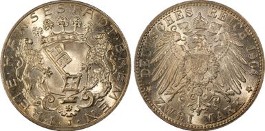 1904-J 2 Mk J-59 MS67