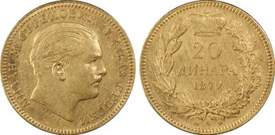 1879-A 20 Din KM-14  Au N1