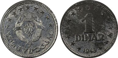 1945 Dinar MS63
