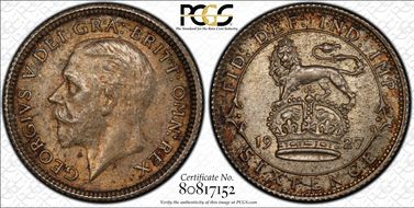 1927 6D S-4034 MS64+