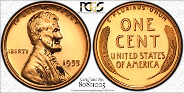 1955 1C PR67RD
