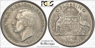 1946(m) Florin MS62