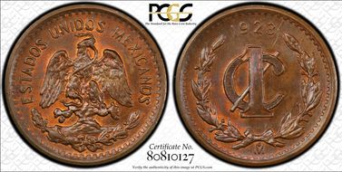 1923-Mo 1C MS65BN