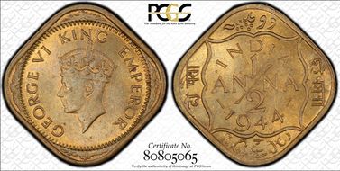 1944(C) 1/2 An SW-9.203 Prid-985 MS64