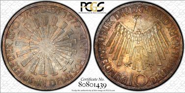 1972-J 10 Mk IN DEUTSCHLAND MS66