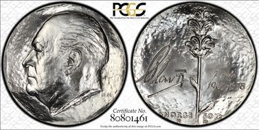 1978 50 Kr 75th Birthday MS67