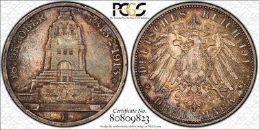 1913-E 3 Mk Leipzig J-140 MS62