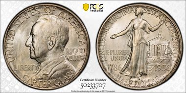 1936 50C Lynchburg MS67