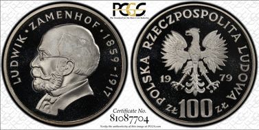 1979 MW 100 Zl Zamenhof PR68DCAM