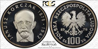 1978 MW 100 Zl Korczak PR68DCAM