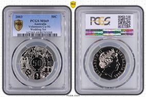 2003 50C Volunteers Cu-Ni MS69