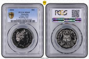 2004 50C Large Head MS69