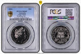 2004 50C Large Head MS69