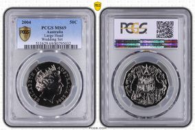 2004 50C Large Head MS69