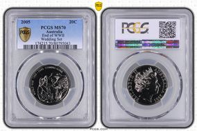 2005 20C End of WWII MS70