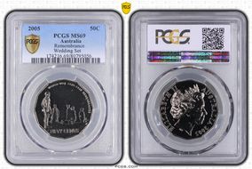 2005 50C Remembrance MS69