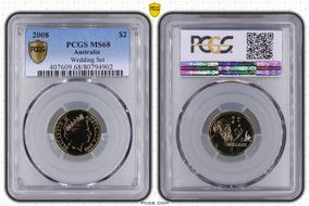 2008 $2 MS68