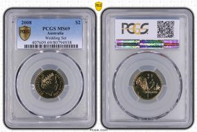 2008 $2 MS69