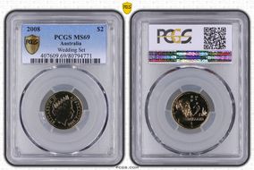 2008 $2 MS69
