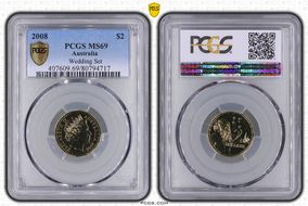 2008 $2 MS69