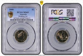 2008 $2 MS69