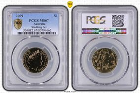 2009 $1 MS67