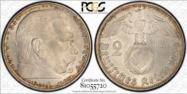 1939-D 2 Mk J-366 MS64