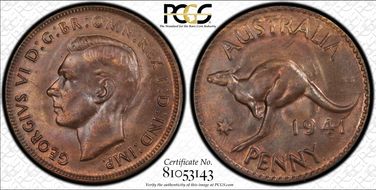 1941 Y. (p) 1D MS62BN