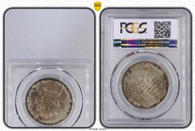 1861-A Thaler Coronation KM-488  Ag MS65