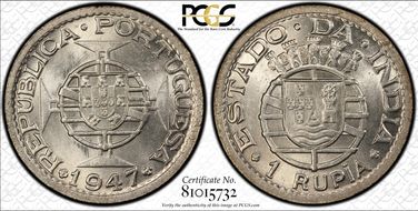 1947 Rupia Gomes-11.01 MS65